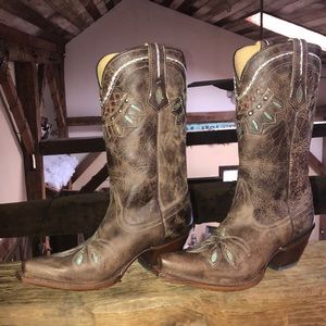 Tony Lama cowgirl boot all leather Made in Mexico